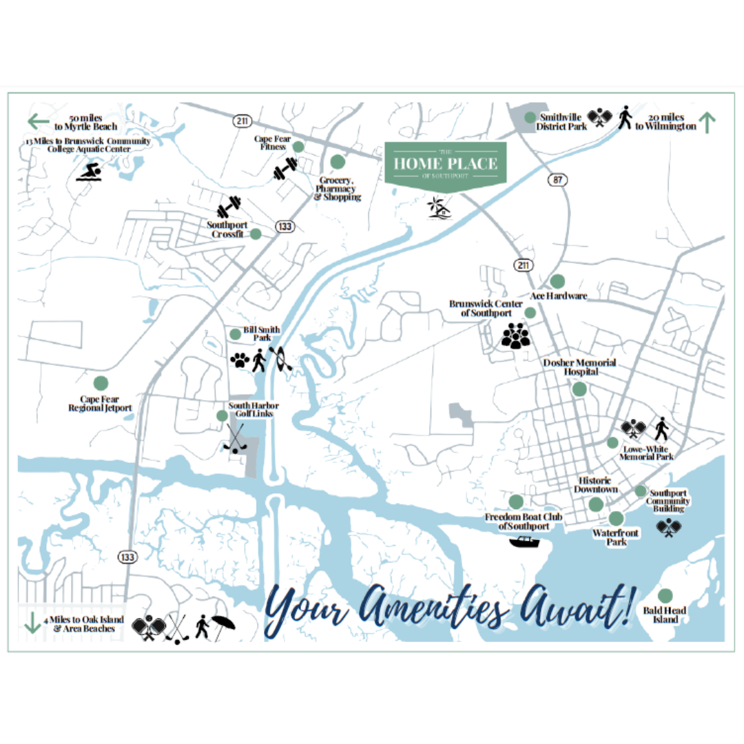 Southport’s Best Amenities The Home Place NC